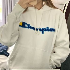 white champion hoodie